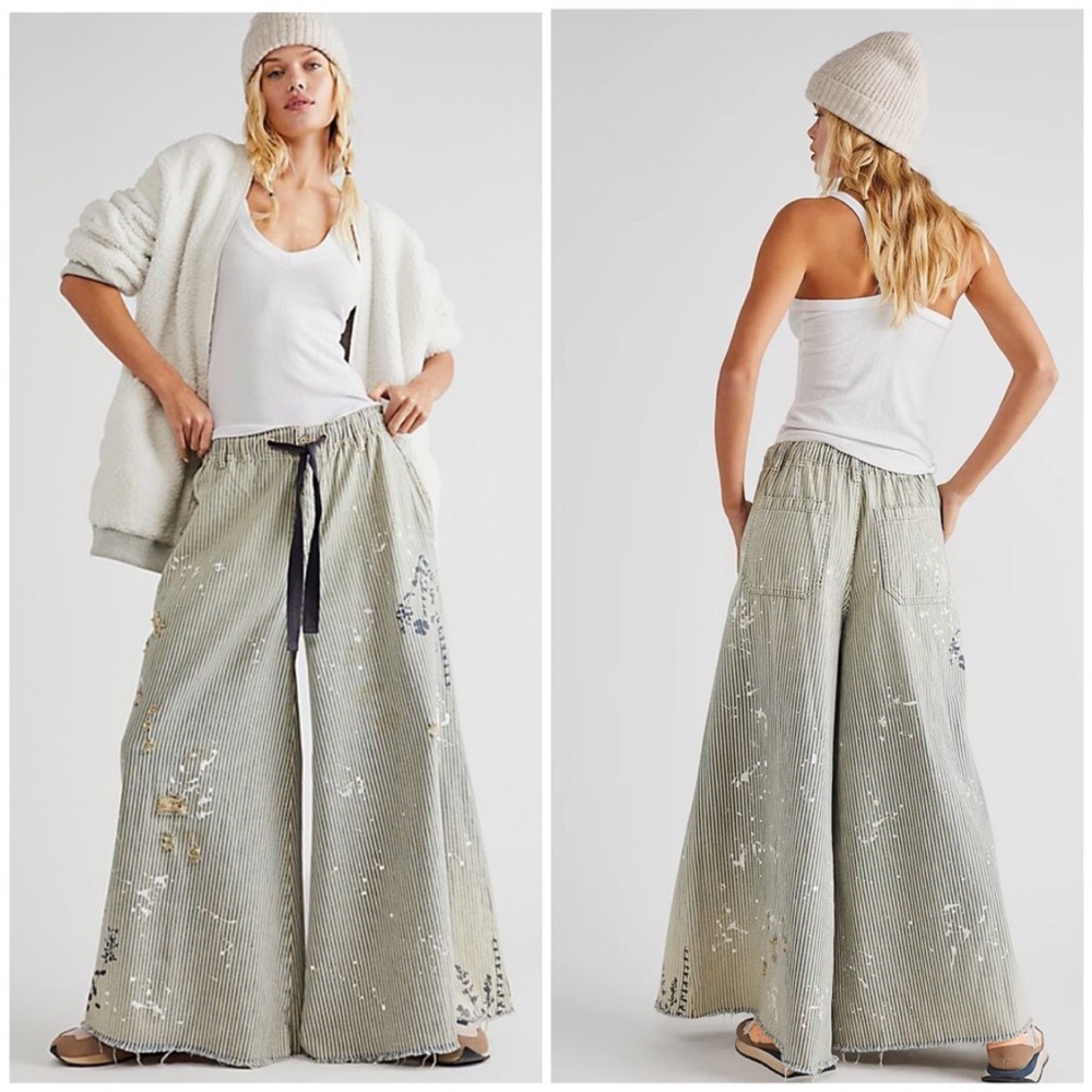We The Free Clover Wide-Leg Pants M